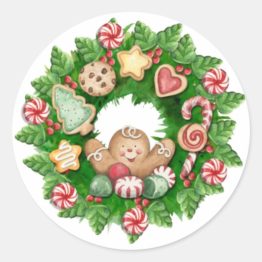 Kerst sticker (Voorkant)