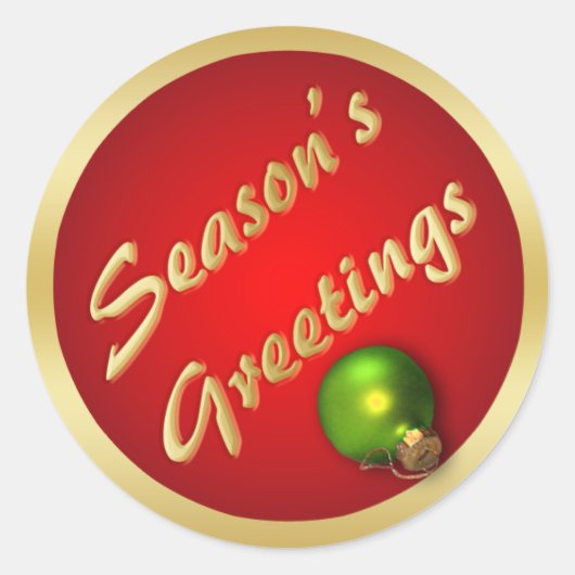 Kerst sticker (Voorkant)