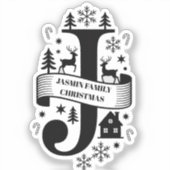 kerst sticker (Voorkant)