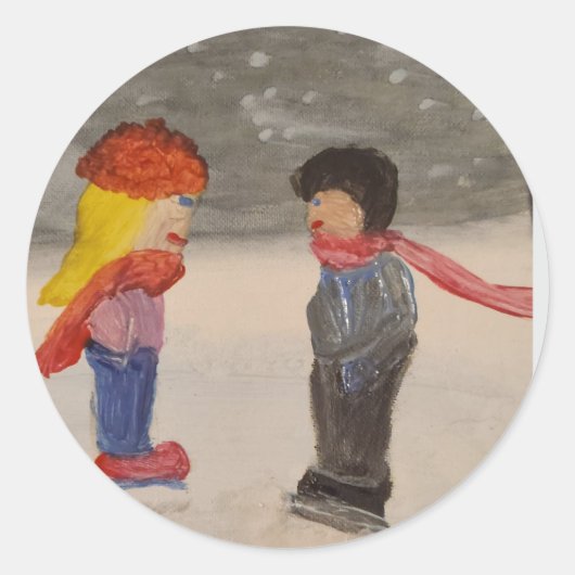 Kerst sticker (Voorkant)