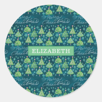 Kerst sticker - Aangepast