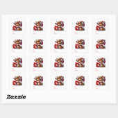 Kerst sticker cadeaublaadjes (Vel)