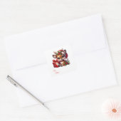 Kerst sticker cadeaublaadjes (Envelop)