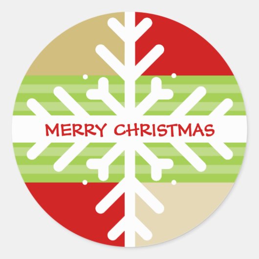 KERST STICKER :: sneeuwvlok dissectie 4 (Voorkant)