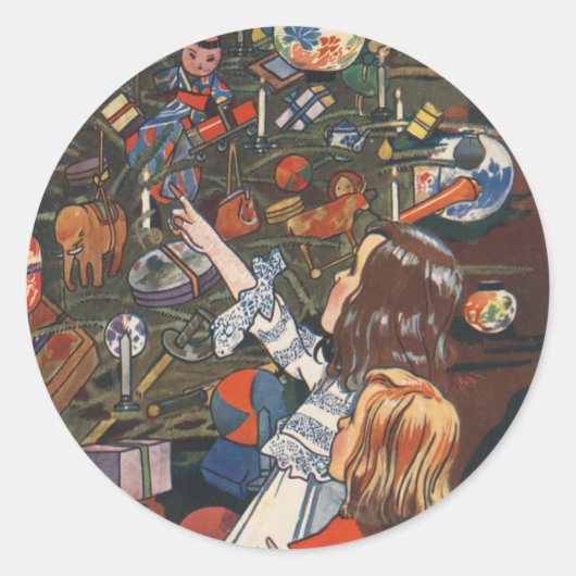 Kerst sticker van Charles Robinson (Voorkant)