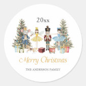 Kerst sticker van voedingskraker (Voorkant)