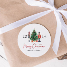 Kerst sticker van voedingskraker