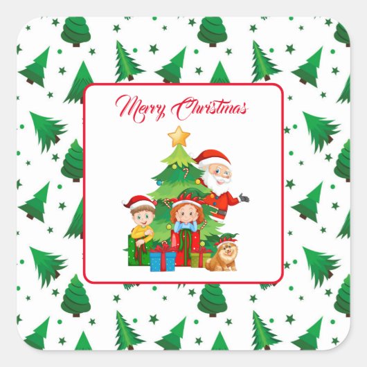 Kerst stickers (Voorkant)