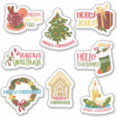 Kerst stickers (Voorkant)