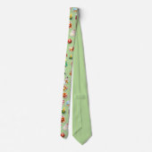 Kerst stickers Festive Pattern Stropdas (Achterkant)