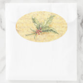 Kerst stickers Holly Leaves (Tas)