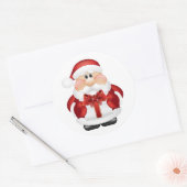 Kerst stickers/Sinterklaas Ronde Sticker (Envelop)