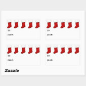 Kerst stickers sjabloon (Vel)