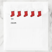 Kerst stickers sjabloon (Tas)