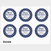 Kerst stickers van Navy Stars (Vel)
