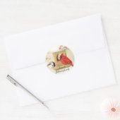 Kerst stickers van winterfeeder (Envelop)