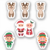 Kerst stickers verpakking (Voorkant)