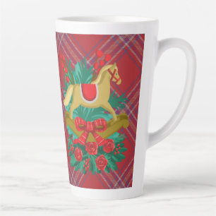 kerst stijl latte mok