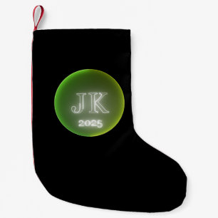 Kerst Stocking Green JK 2025 Kleine Kerstsok