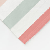 Kerst Strepen Fleece Deken (Hoek)
