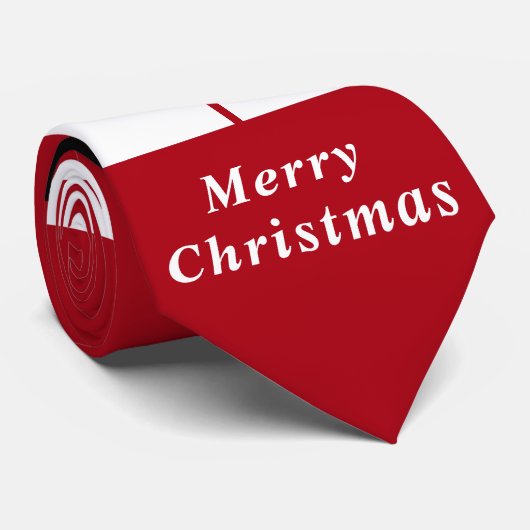 Kerst Stropdas Grappig Sinterklaas Design Gift (Opgerold)