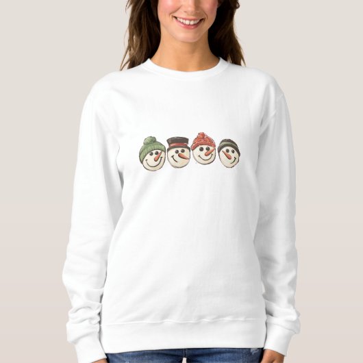 Kerst Sweatshirt, Dames kerst sweatshirts Trui (Voorkant)