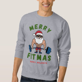 Kerst Sweatshirt, Gym fit, Trui