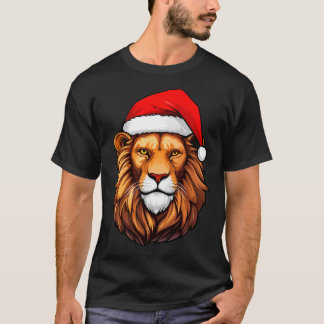 Kerst T-shirt met leeuw