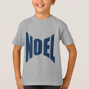 Kerst T-shirt voor kinderen licht staalgrijs kort