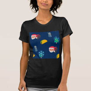kerst taco emoji t-shirt