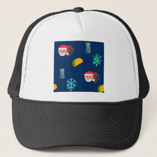 kerst taco emoji trucker pet