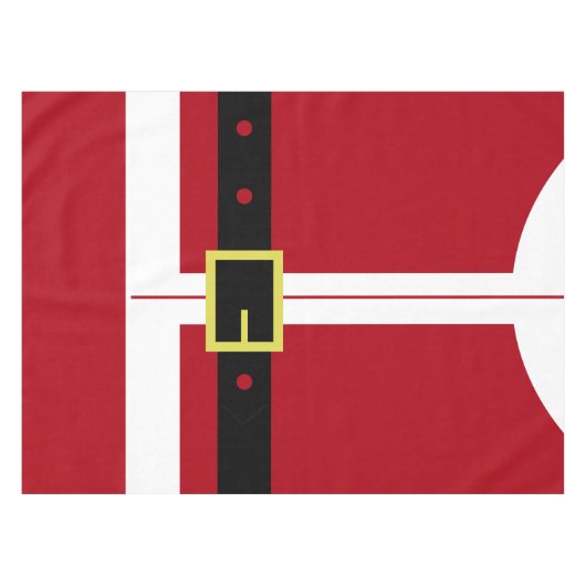 Kerst Tafelkleed Grappig Sinterklaas Ontwerp (Voorkant (Horizontaal))
