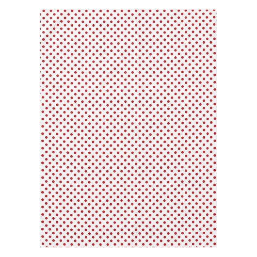 Kerst tafelkleed rood polka dot polkadot poka (Voorkant)