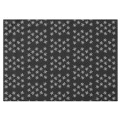 Kerst tafelkleed, sneeuwvlokken, zwart tafelkleed (Voorkant (Horizontaal))