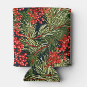 Kerst takken en bessen blikjeskoeler (Achterkant)