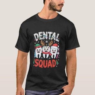 Kerst Tandartsenploeg Tandarts lab Mondhygiënist 1 T-shirt