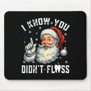 Kerst Tandheelkundig Grappige Kerstman Ik Weet Dat Muismat