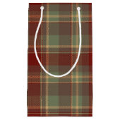 Kerst Tartan Brick Rood Groen ID1141A Klein Cadeauzakje (Voorkant)