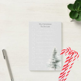  kerst te doen lijst Notities Post-it® Notes