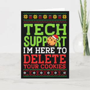 Kerst Tech Ondersteuning Hier Om Cookies Lelijk Te Kaart