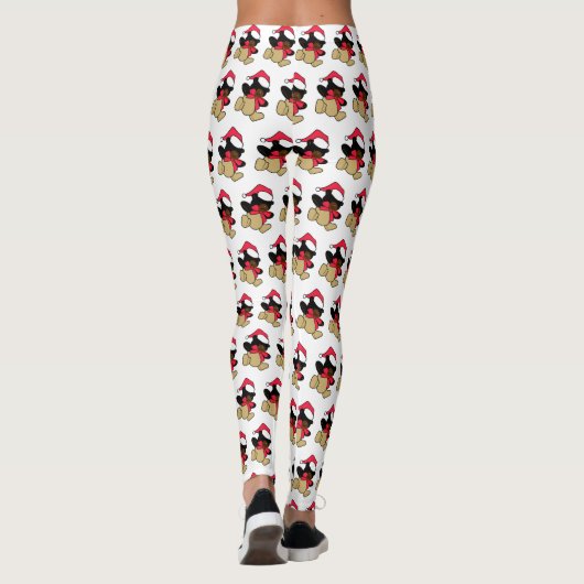 Kerst Teddy Bear Leggings (Achterkant)