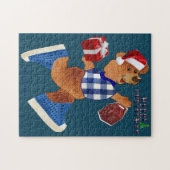 Kerst Teddy  Legpuzzel (Horizontaal)