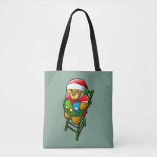 Kerst Teddybeer Draagtas