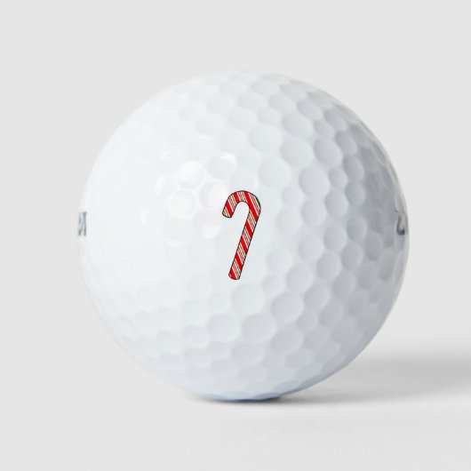 Kerst tekeningen met Candy Cane Golfballen (Voorkant)