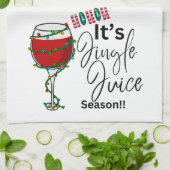 Kerst Theedoek - Het is Jingle Juice Seizoen (Gevouwen)