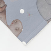 Kerst Thema baby fleece deken (Hoek)