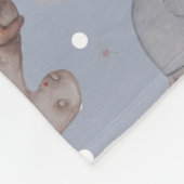 Kerst Thema baby fleece deken (Hoek)