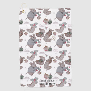 Kerst Thema Boganhues kinderkamer print handdoek
