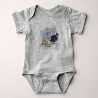 Kerst Thema Boganhues Print Romper