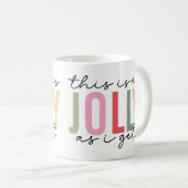 Kerst thema Koffie Mok (Voorkant rechts)